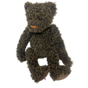 Gund 100 Years of Hugs Rare Brown & Black Speckled Teddy‎ Bear Jasper 6475  17"